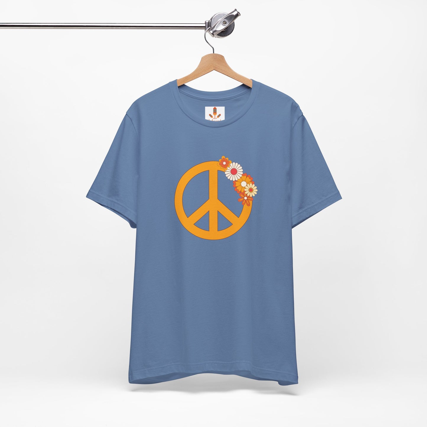 Peace Sign with Flowers T-shirt