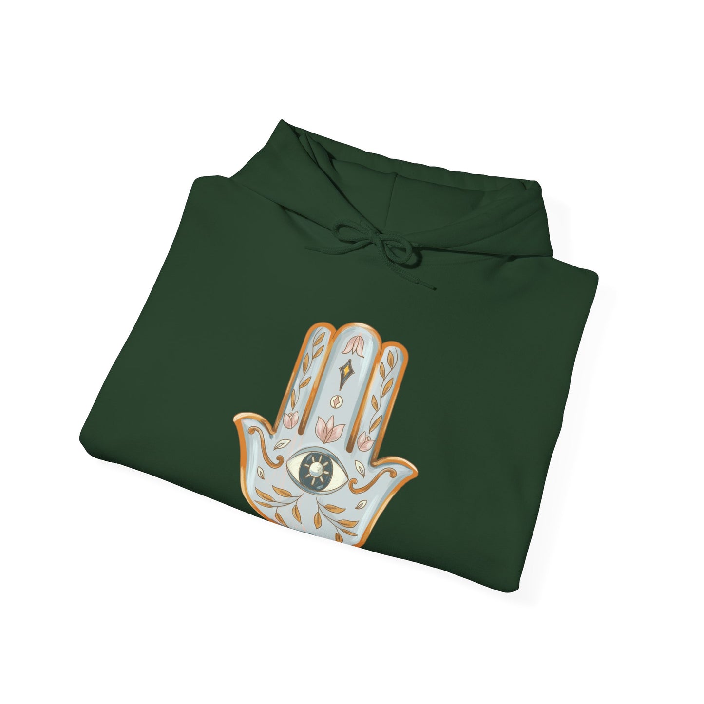 Silver Hamsa Hand Hoodie