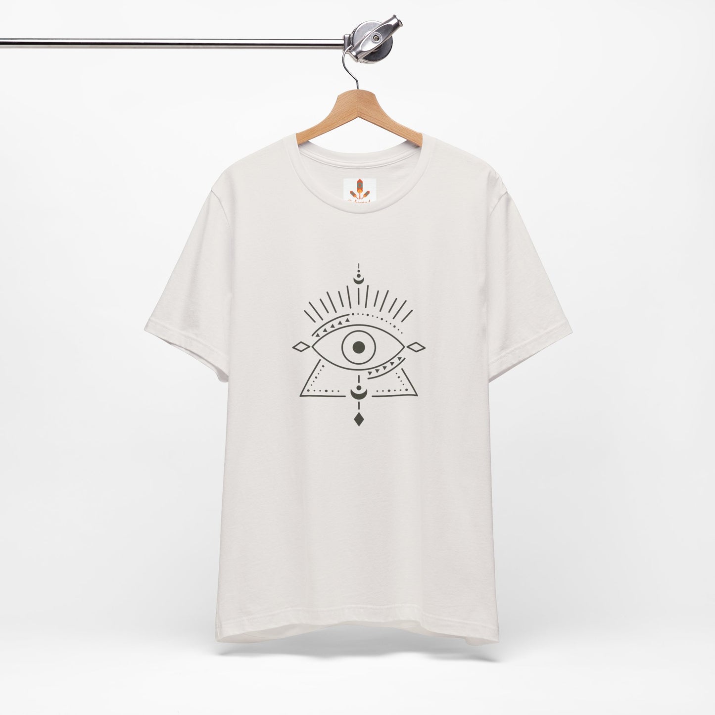 Pyramid and Evil Eye Design T-shirt