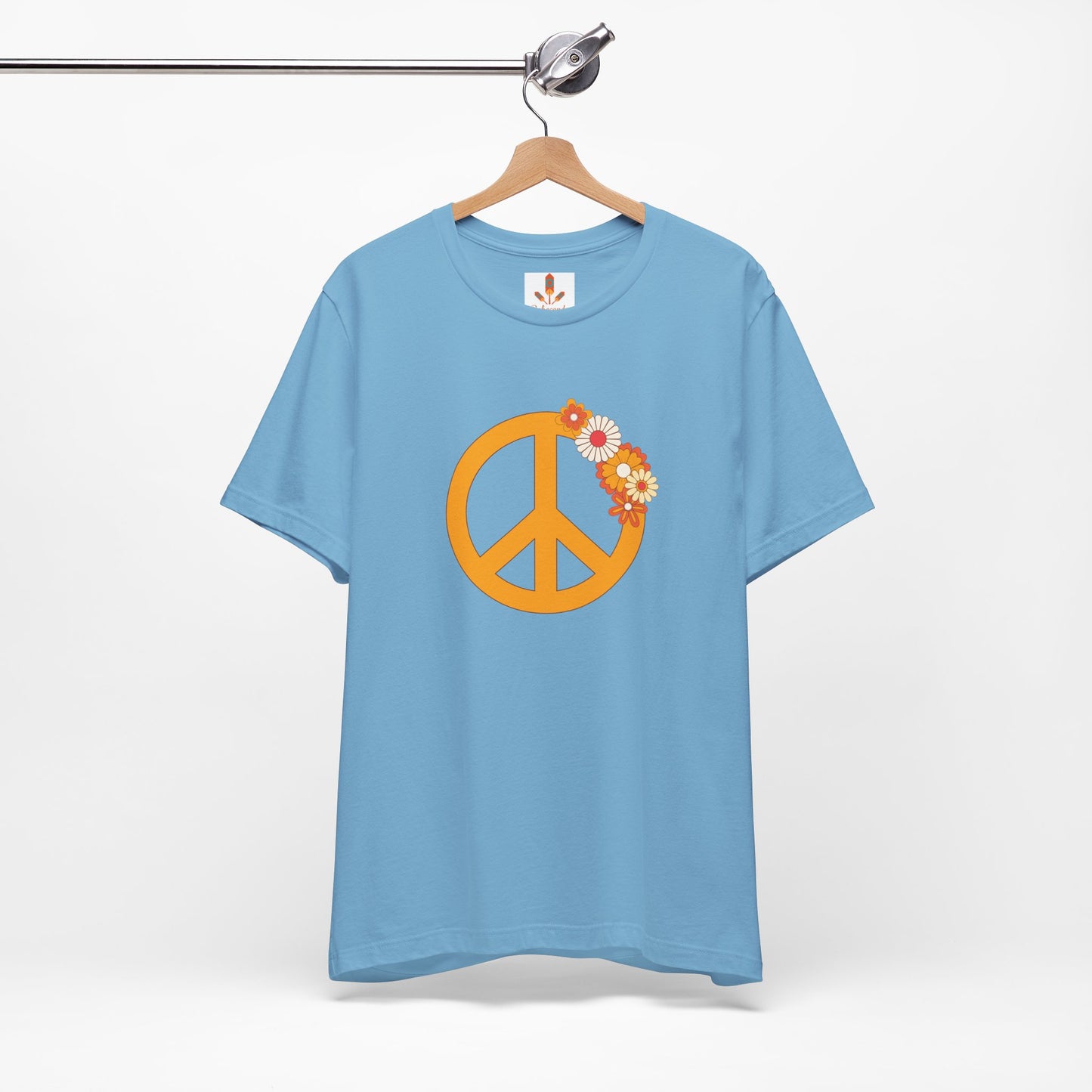 Peace Sign with Flowers T-shirt