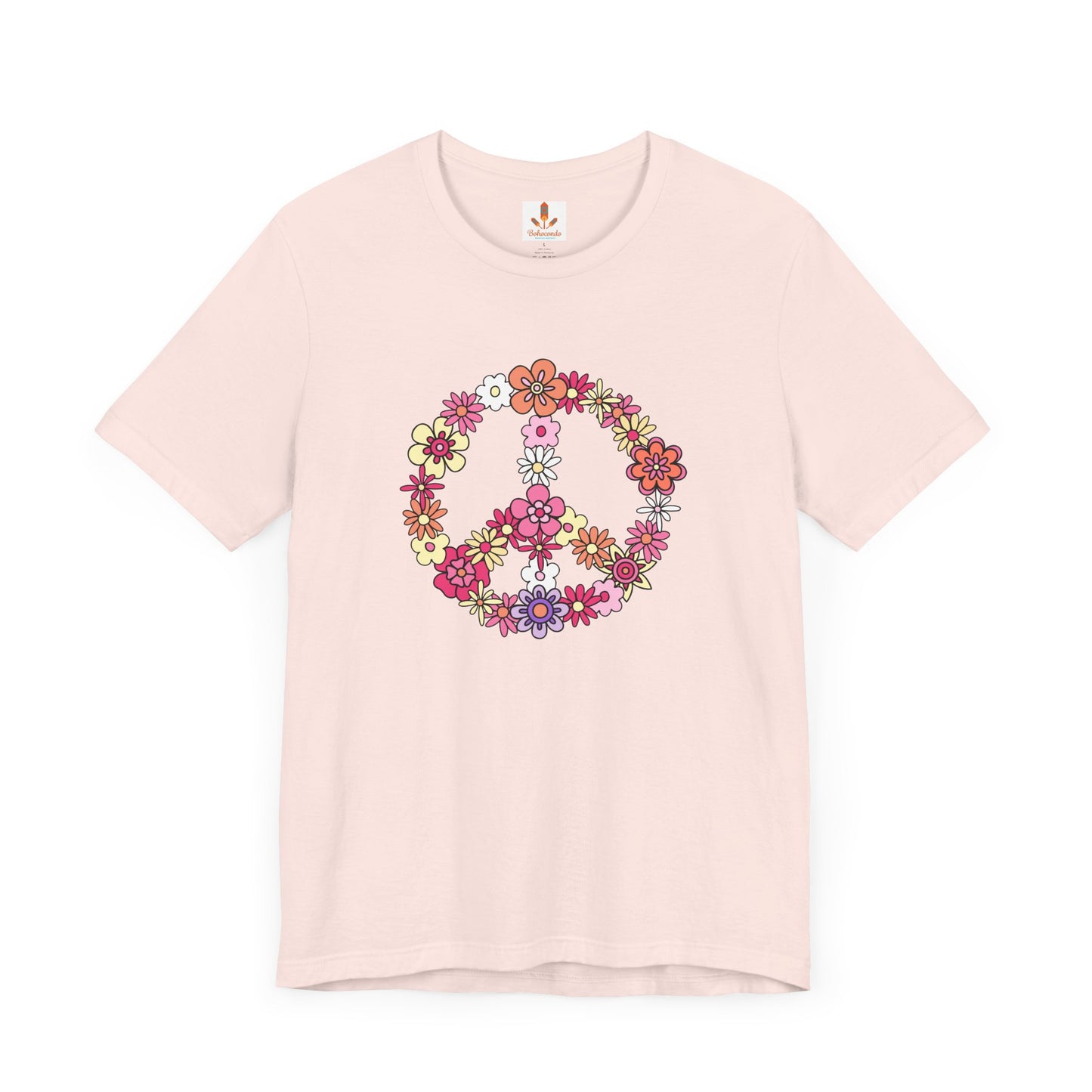 Peace Sign made from Flowers T-shirt