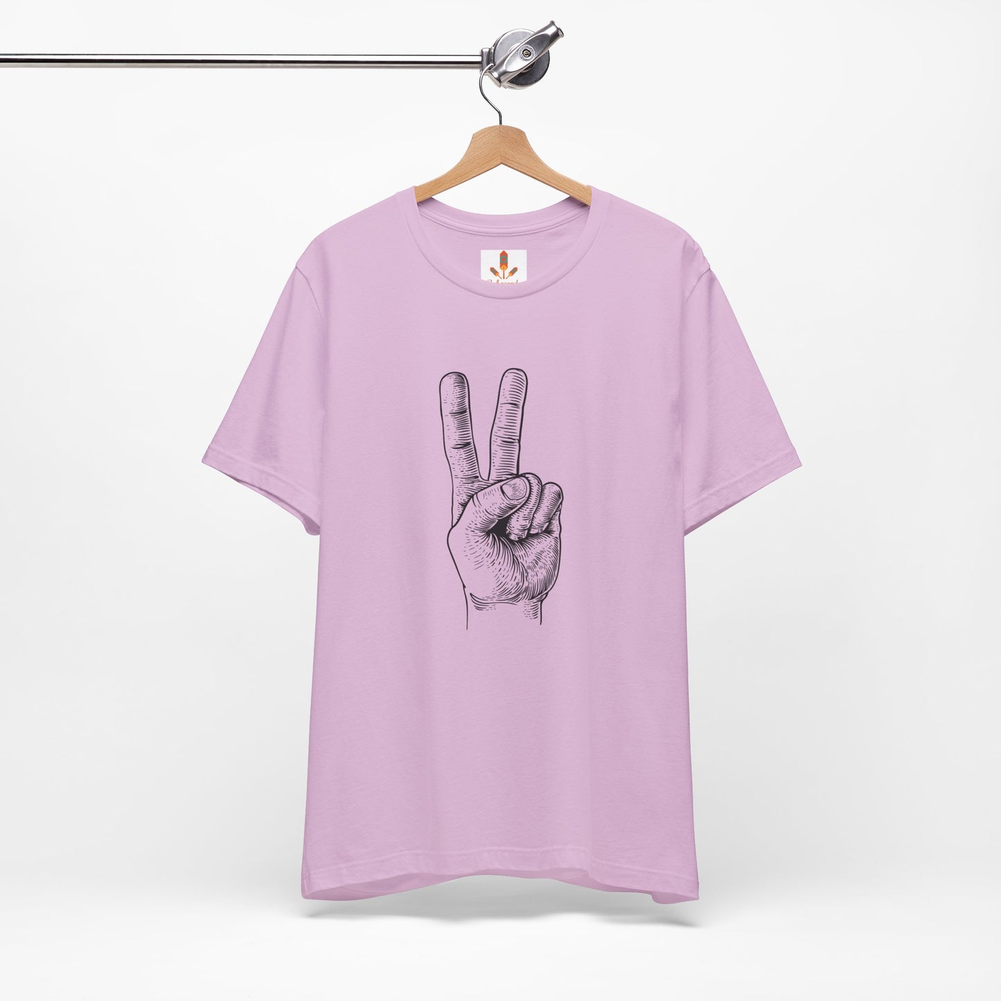 Peace Hand Sign Drawing T-shirt