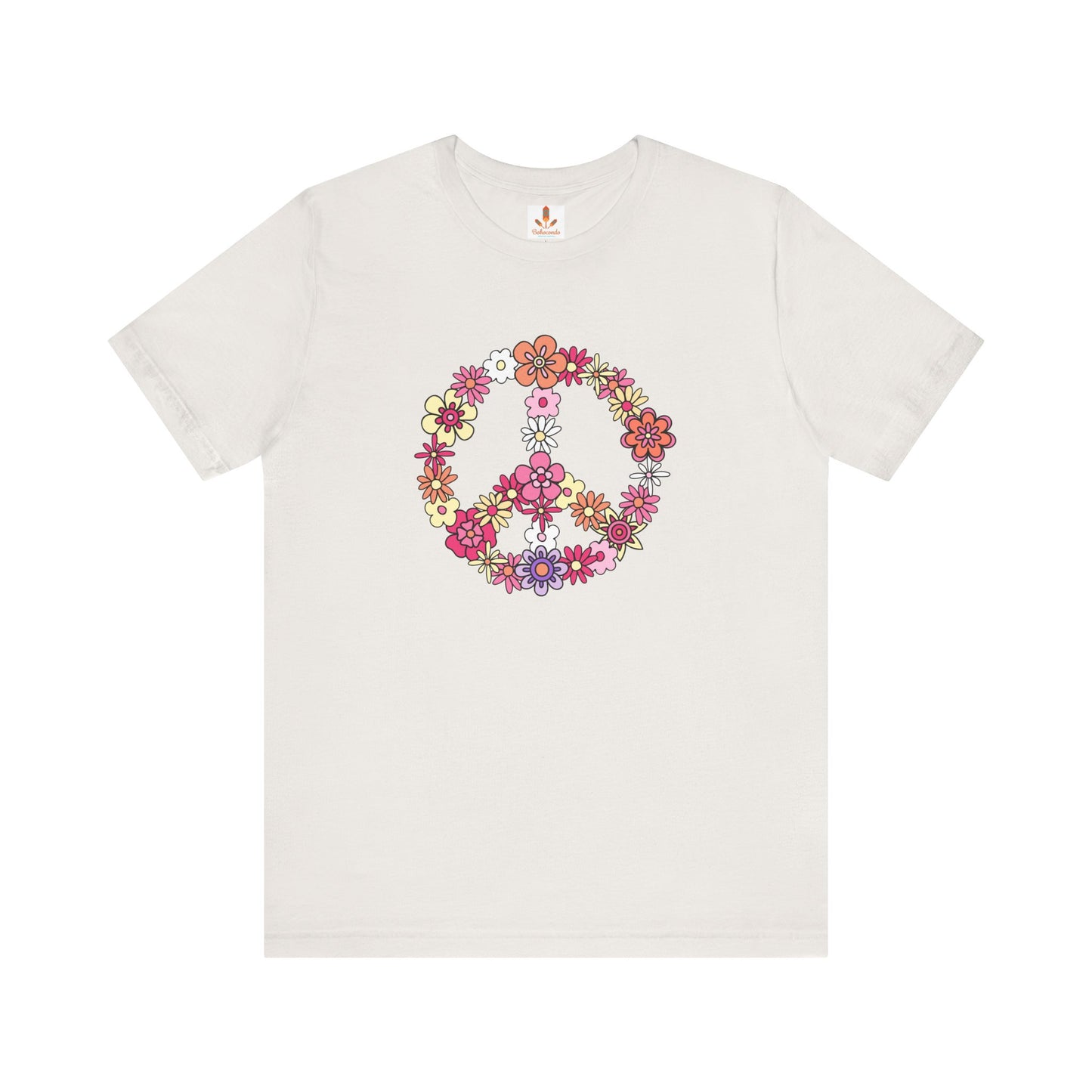 Peace Sign made from Flowers T-shirt
