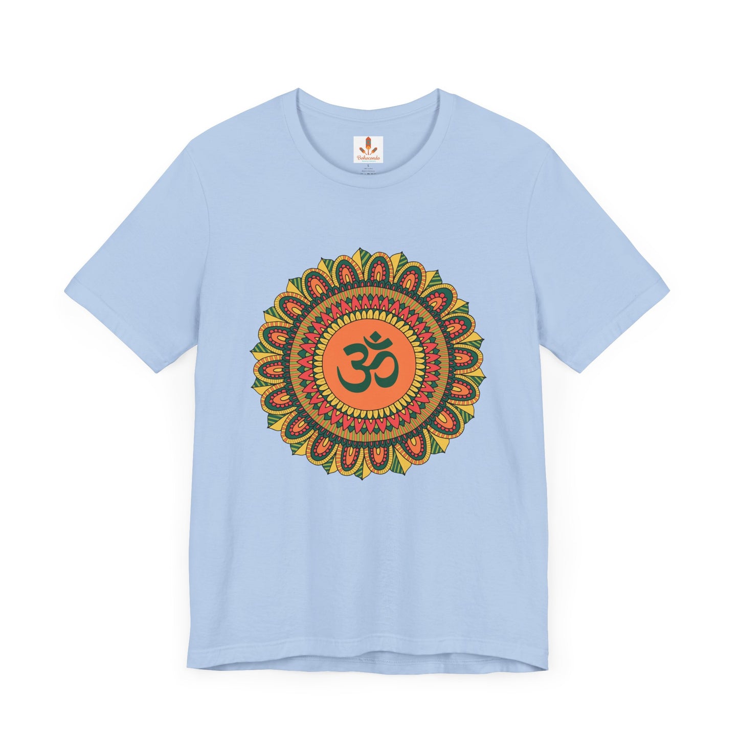 Om Multicolor Mandala T-shirt