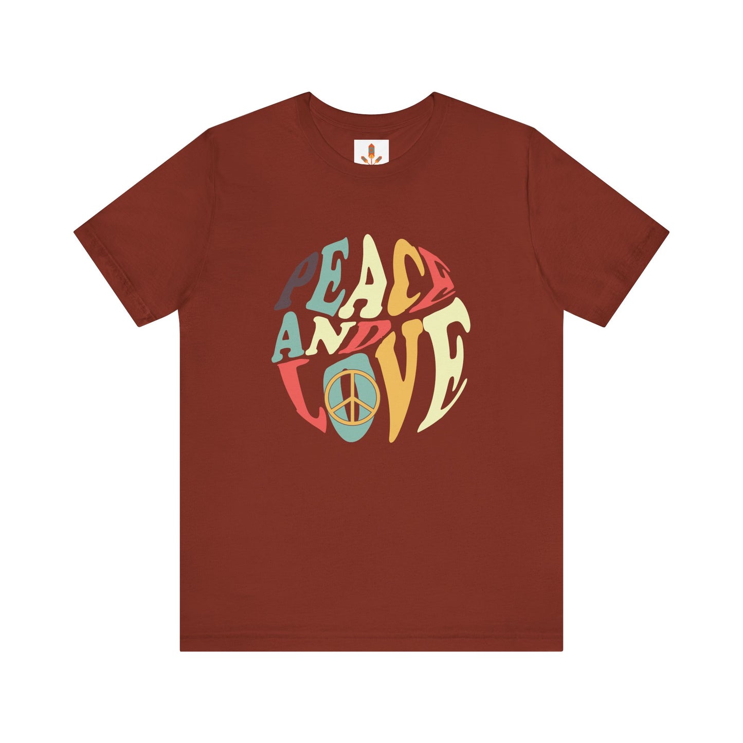 Peace and Love Design T-shirt