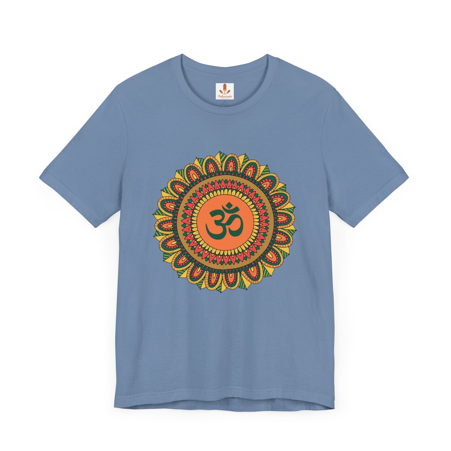 Om Multicolor Mandala T-shirt
