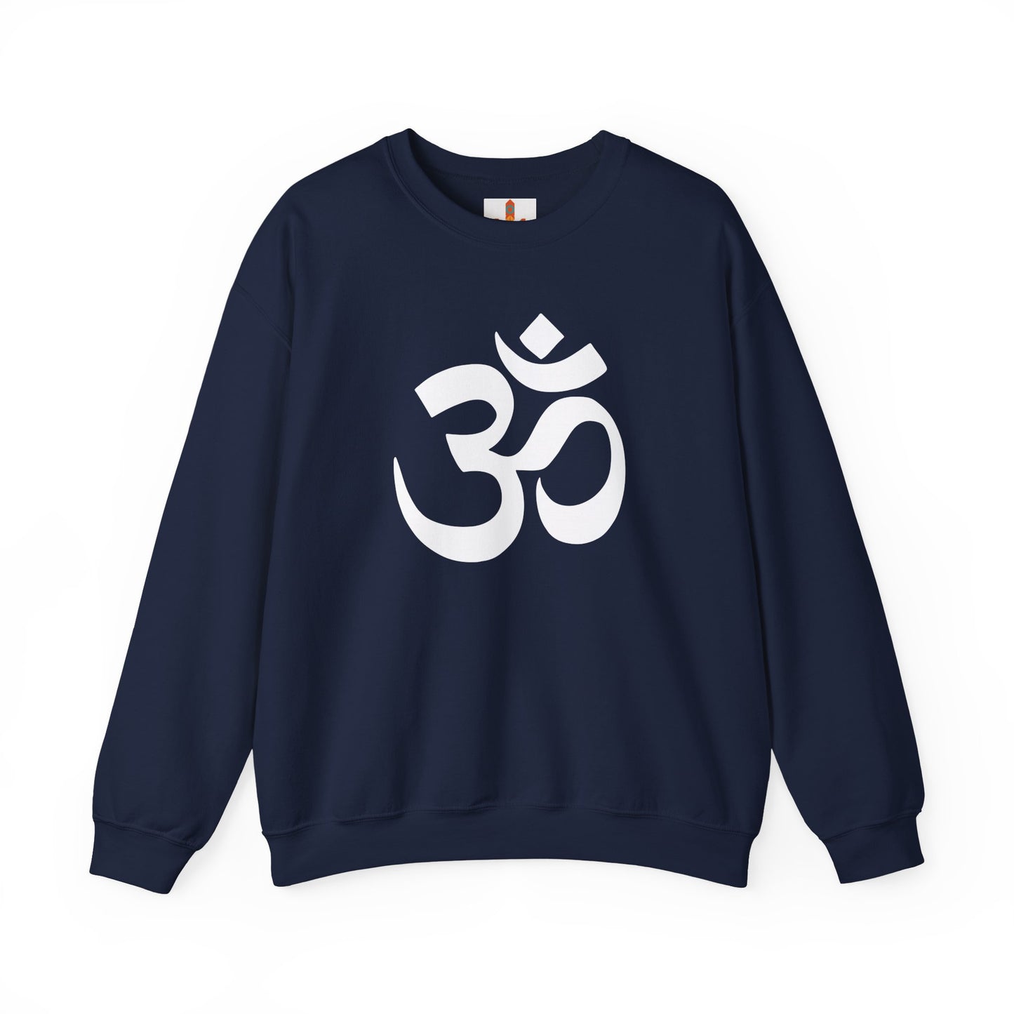 White Simple Om Art Sweatshirt