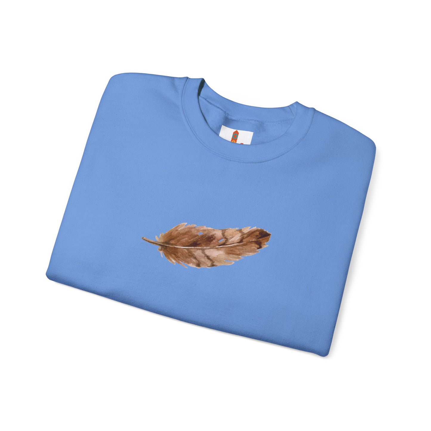 Brown Feather Sweatshirt