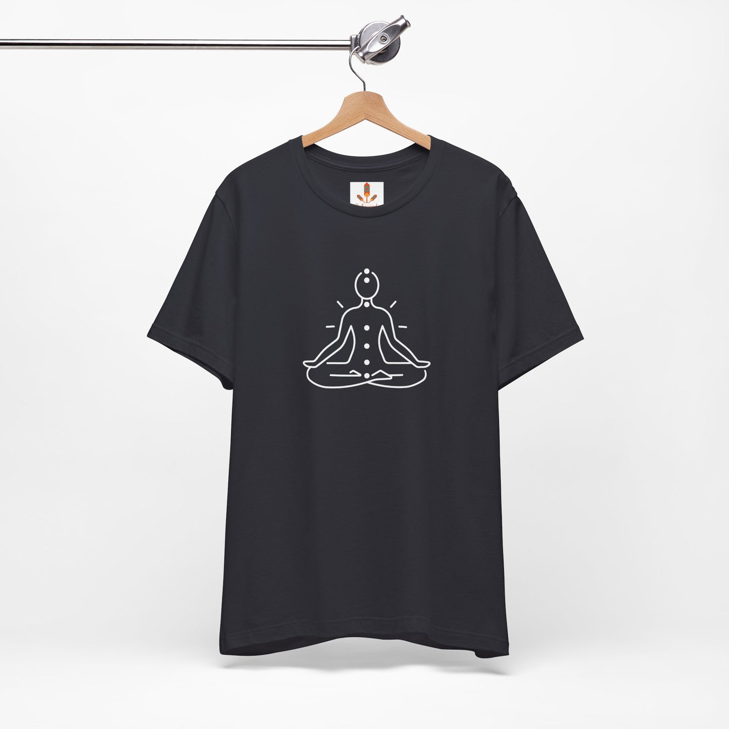 White Chakra Design T-shirt