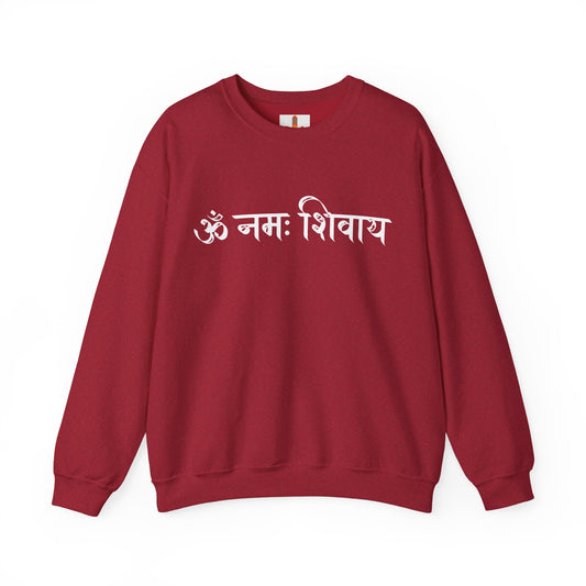 White Om Mani Padme Hum Sweatshirt
