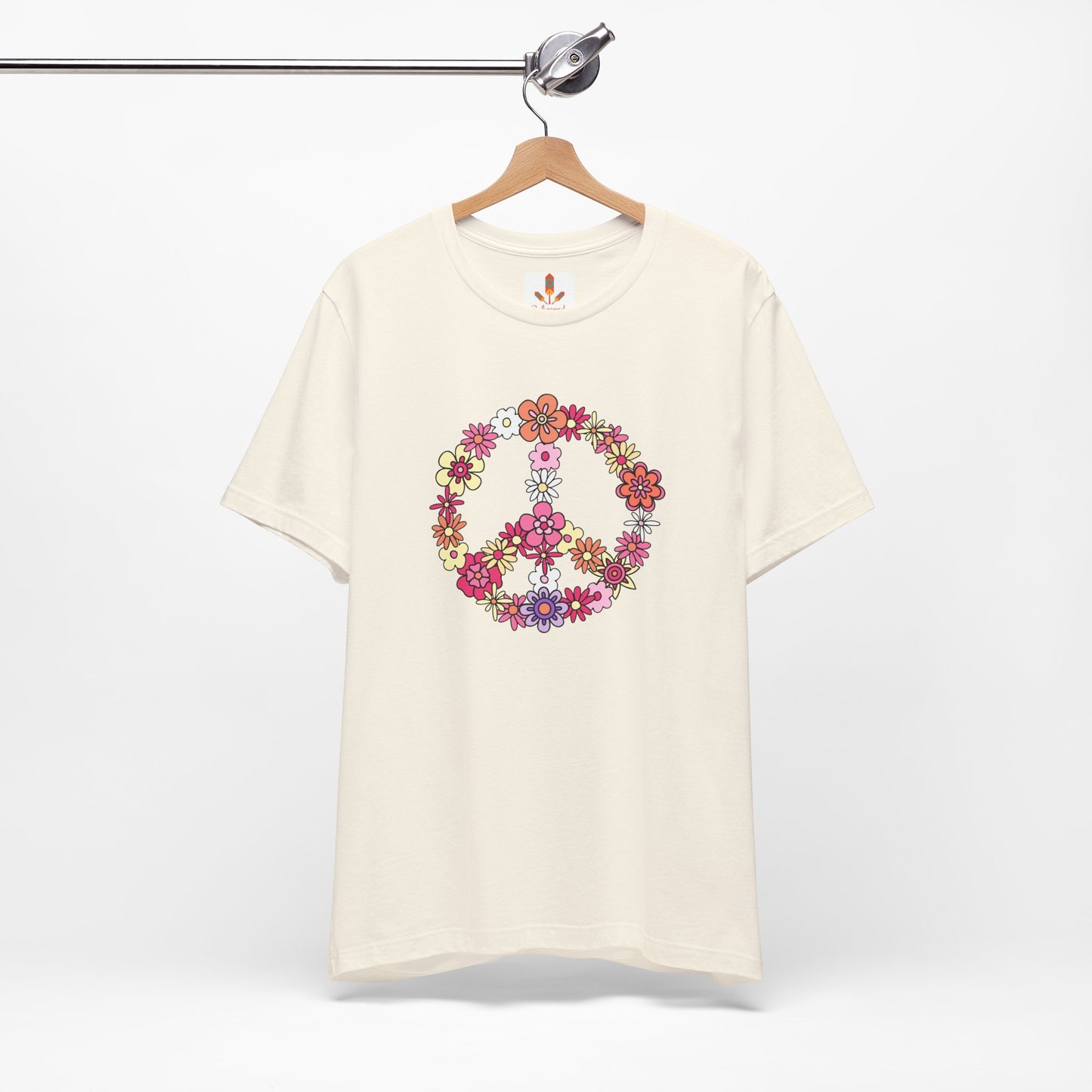 Peace Sign made from Flowers T-shirt