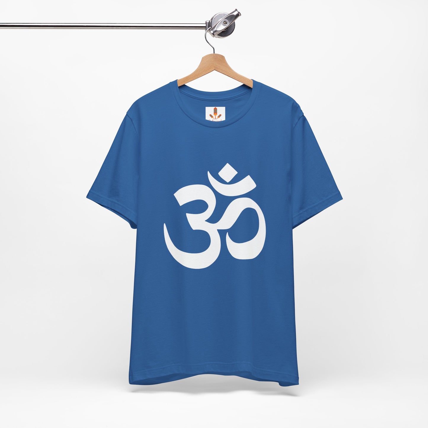 White Simple Om Art T-shirt