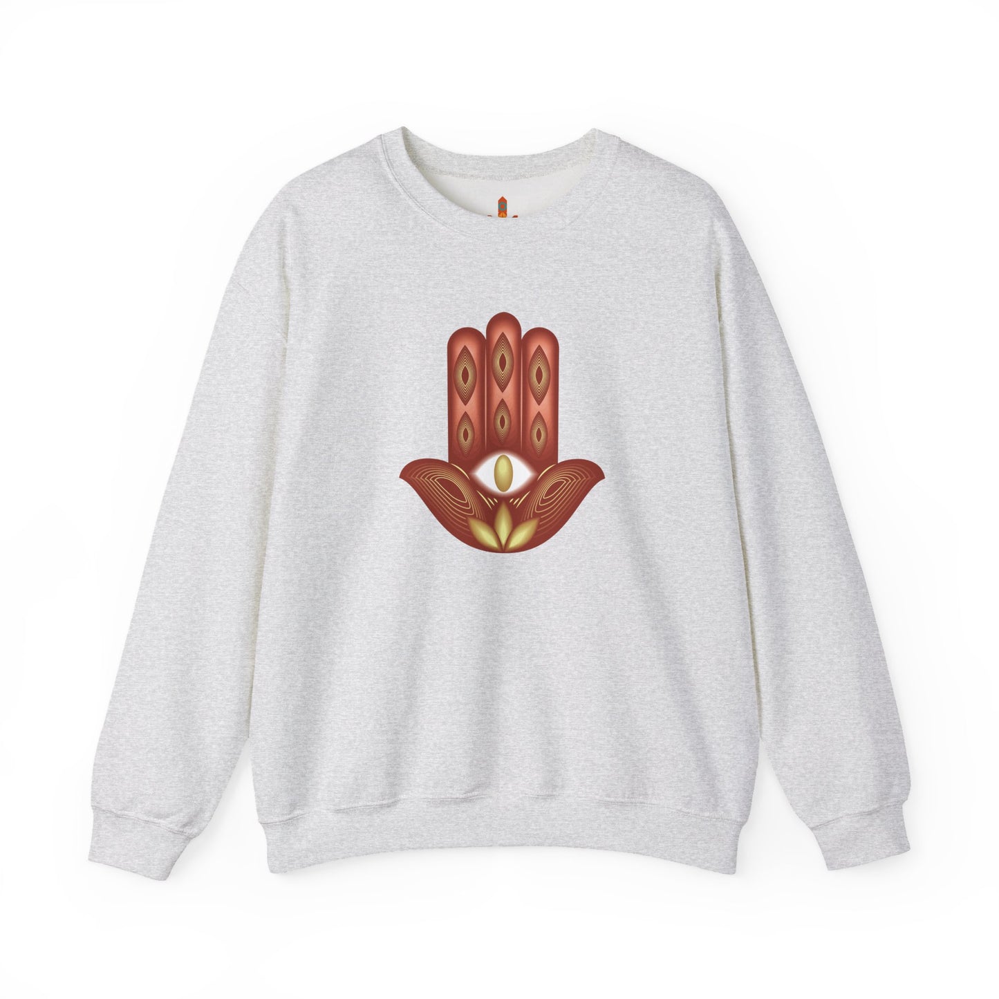 Colorful Hamsa Lotus Sweatshirt