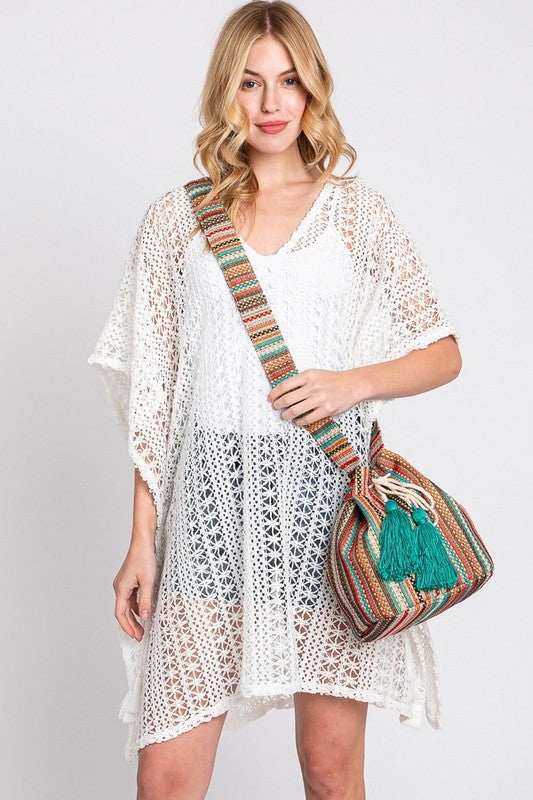Cotton Tassel Boho Bucket Bag – Whimsical Charm Meets Everyday Utility