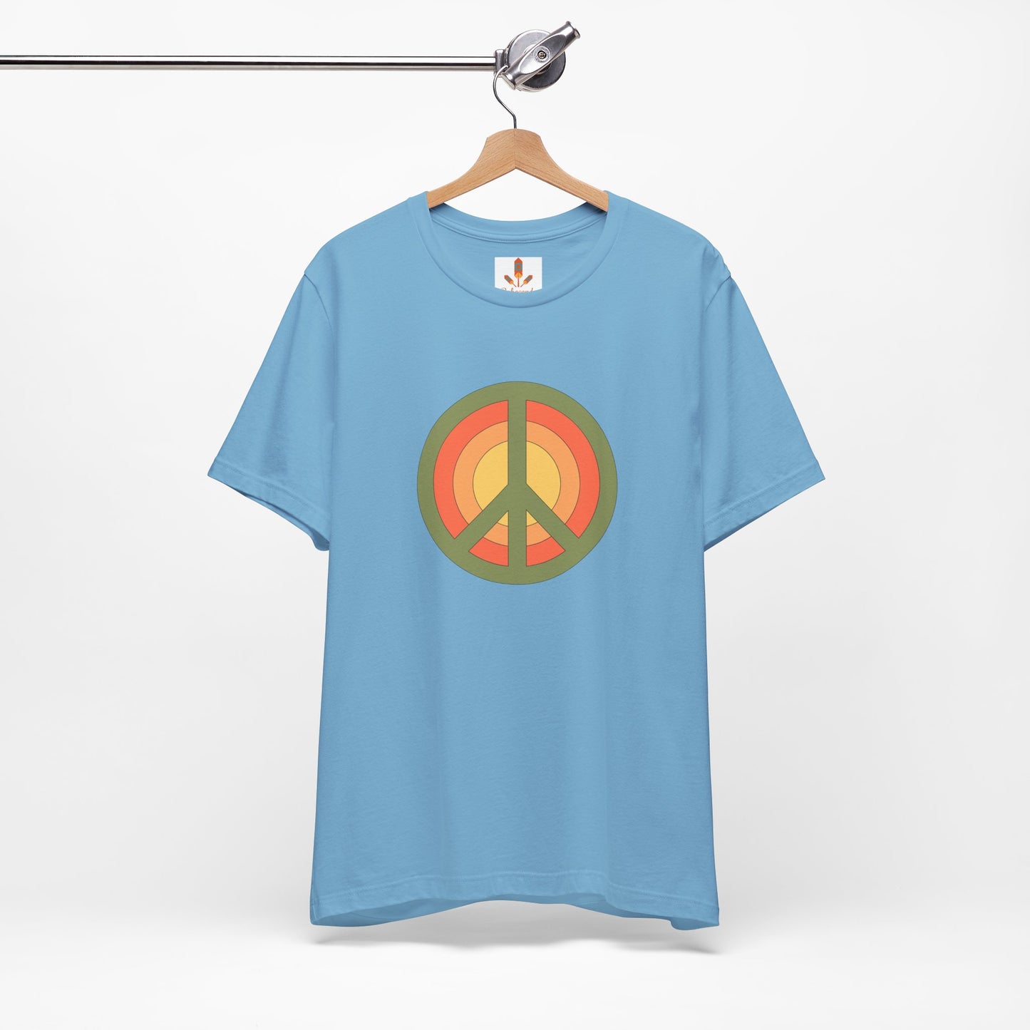 Retro Peace Sign Design T-shirt