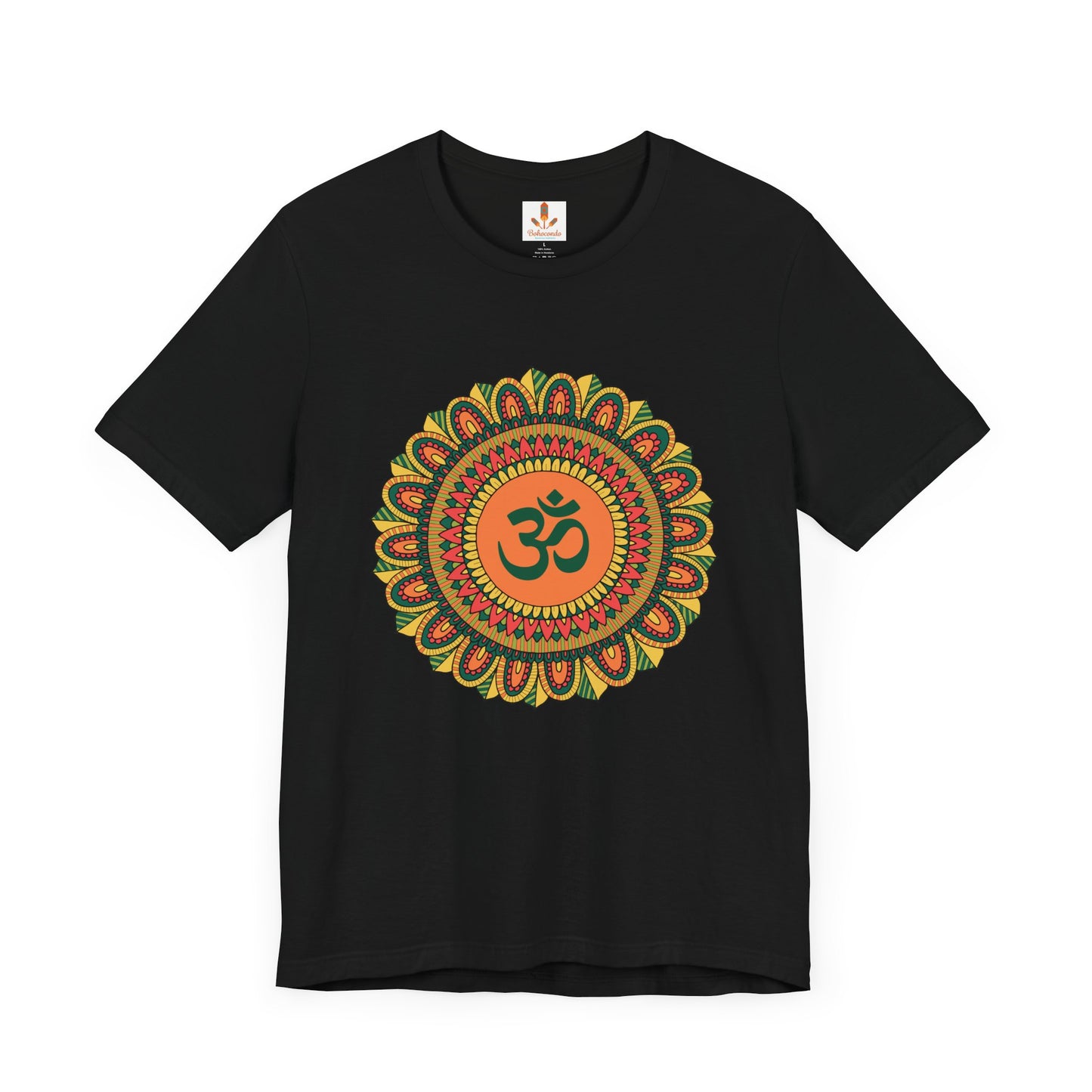 Om Multicolor Mandala T-shirt