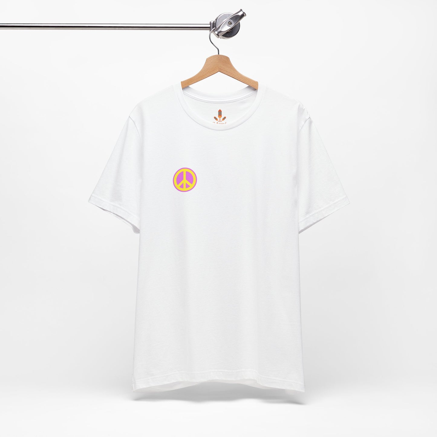 Yellow and Purple Peace Sign T-shirt