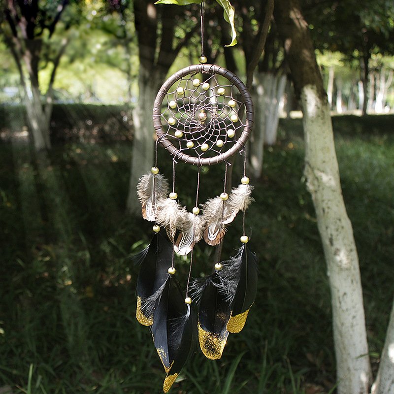 Handmade Black Dream Catcher