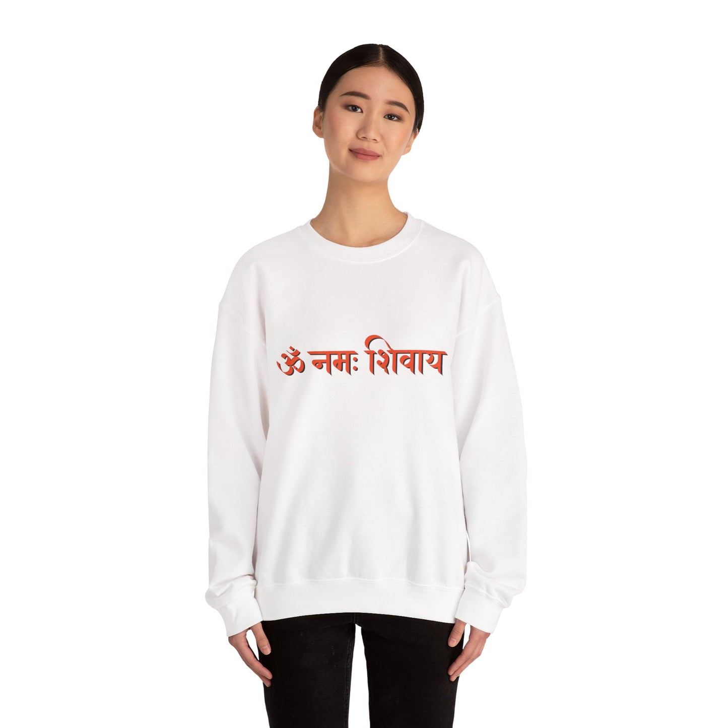 Red Om Mani Padme Hum Sweatshirt