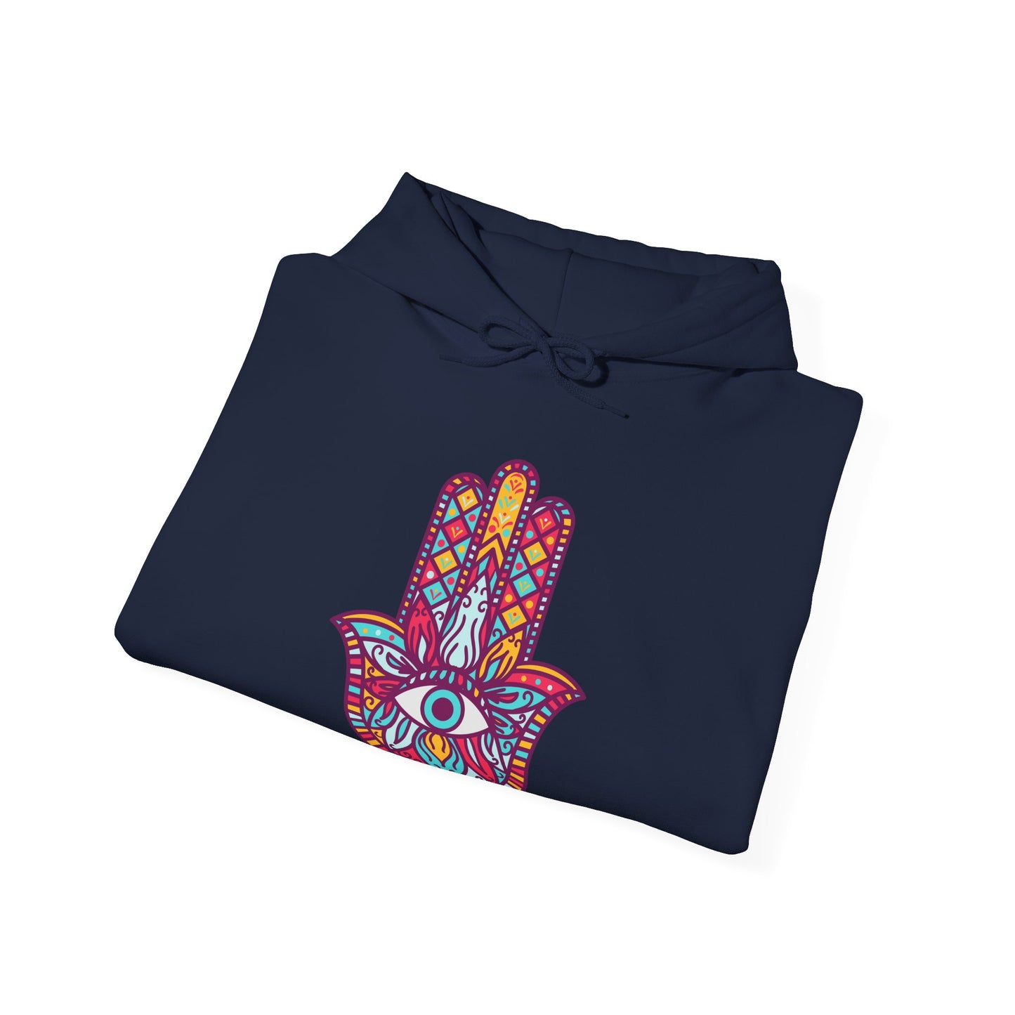 Colorful Fatima Hamsa Hand Hoodie