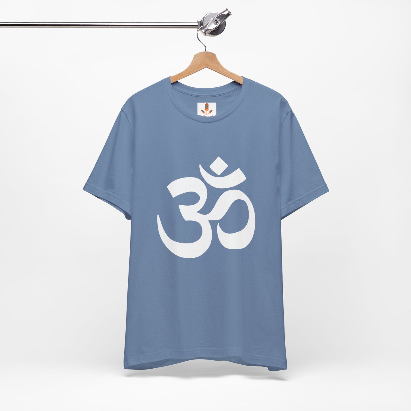 White Simple Om Art T-shirt