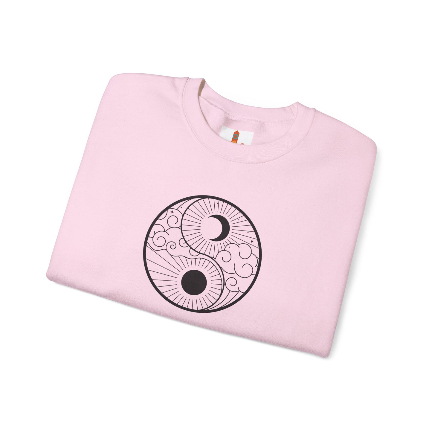 Yin Yang Sun and Moon Design Sweatshirt