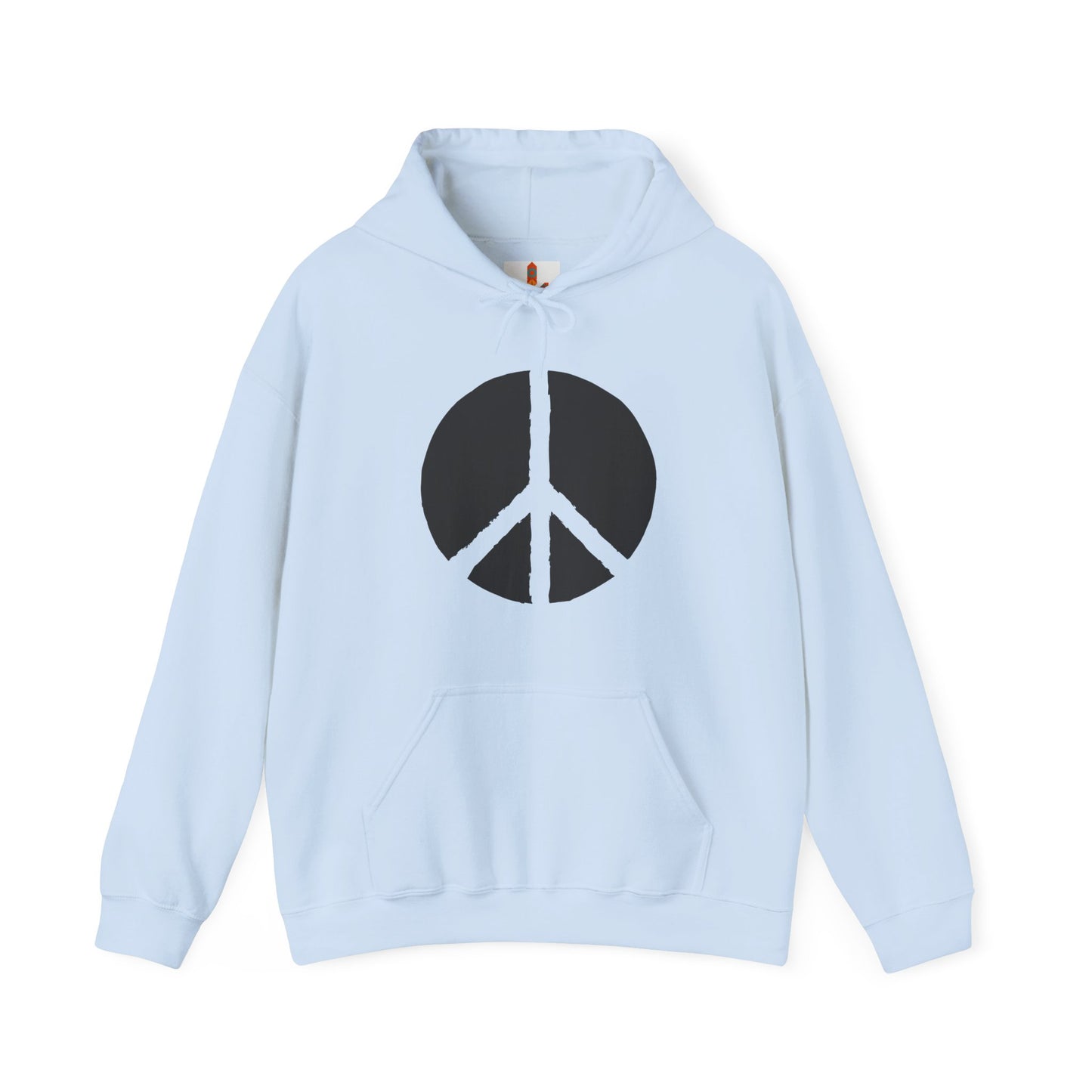 Simple Peace Sign Design Hoodie