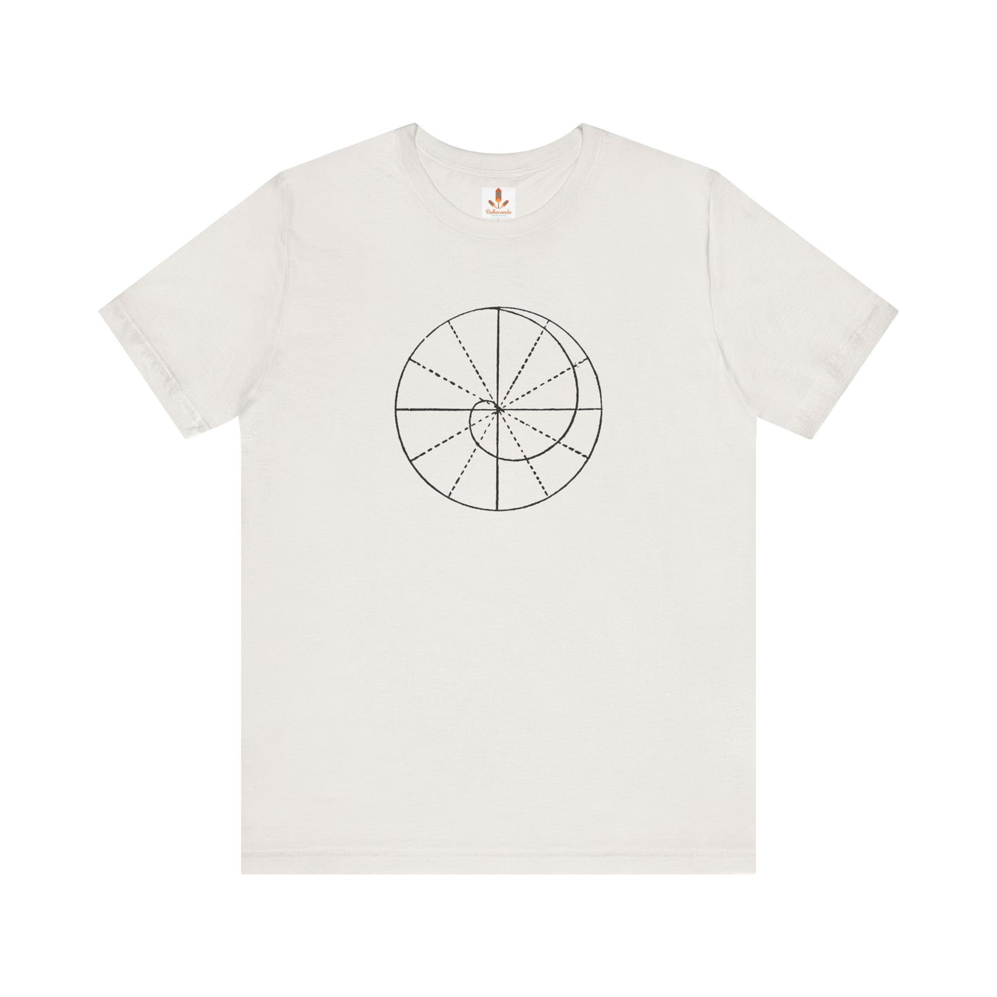 Spiral of Life in Circle Drawing T-shirt