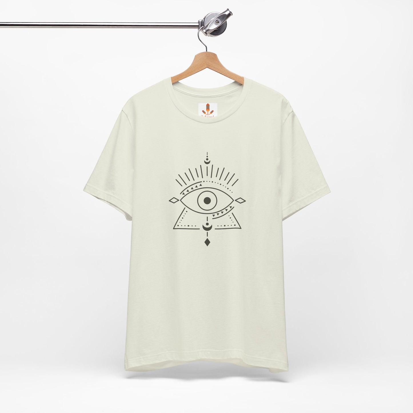 Pyramid and Evil Eye Design T-shirt