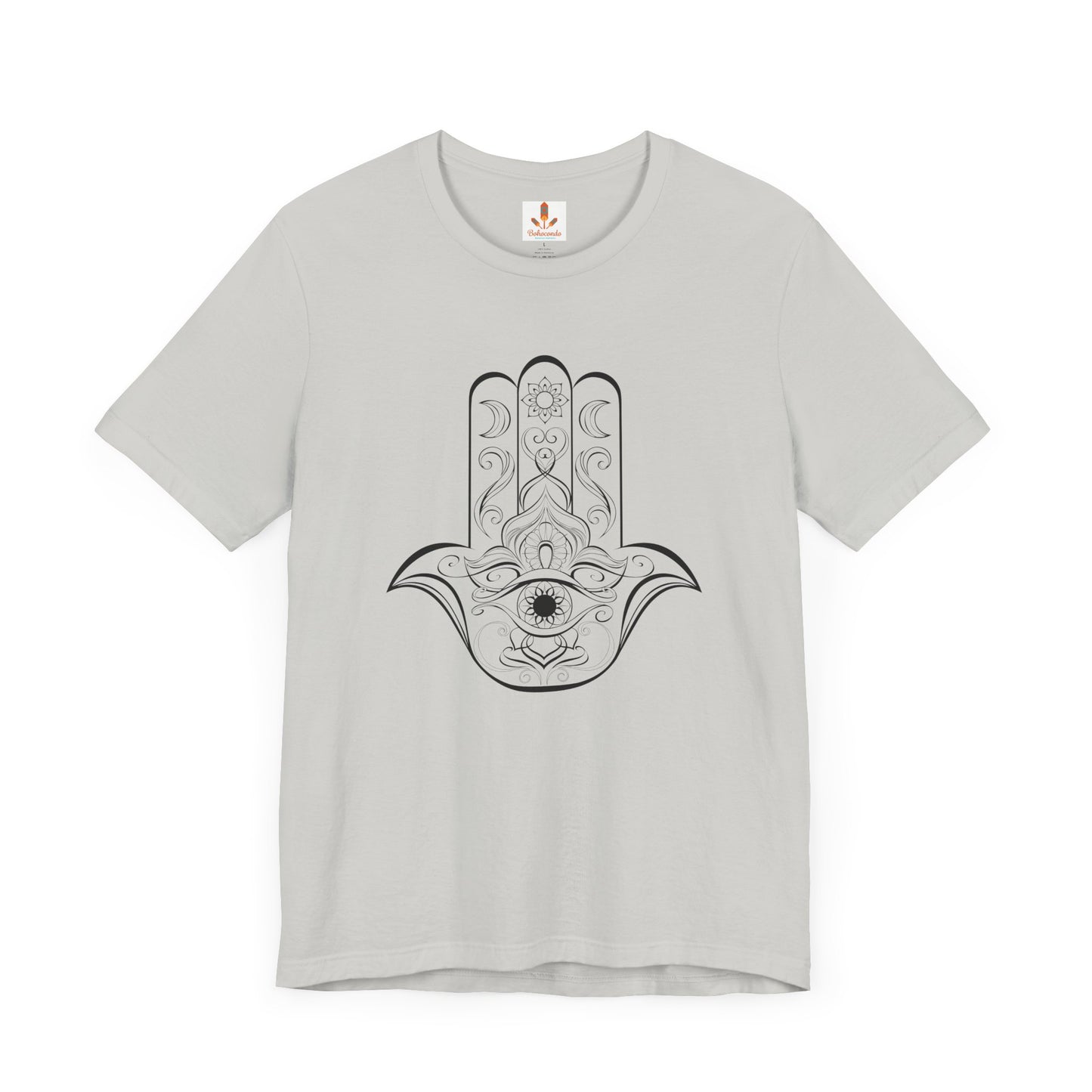 Hamsa Hand with Lotus Flower T-shirt
