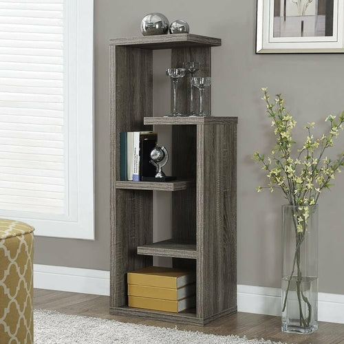 Dark Taupe Bohemian Bookcase