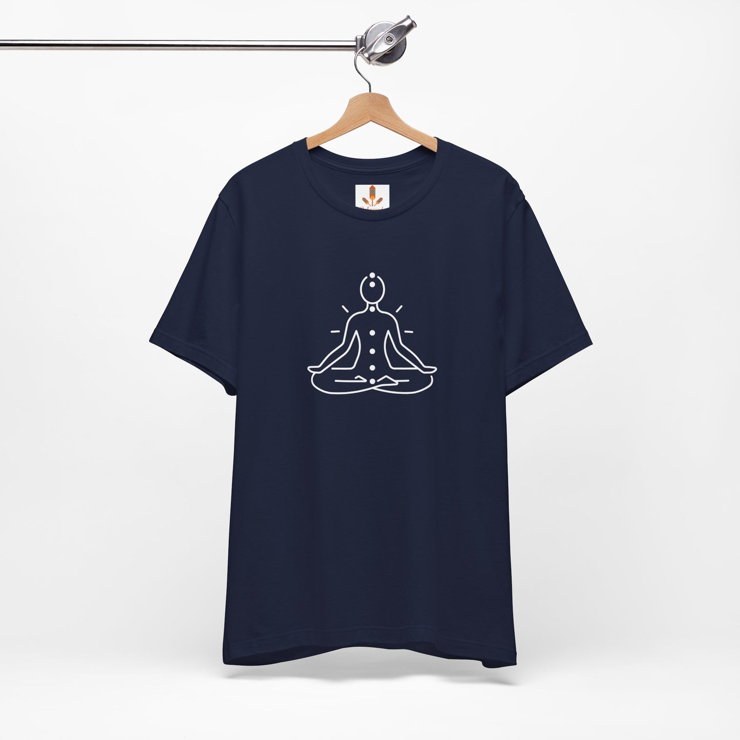 White Chakra Design T-shirt