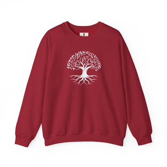 White Tree of Life Art Sweatshirt
