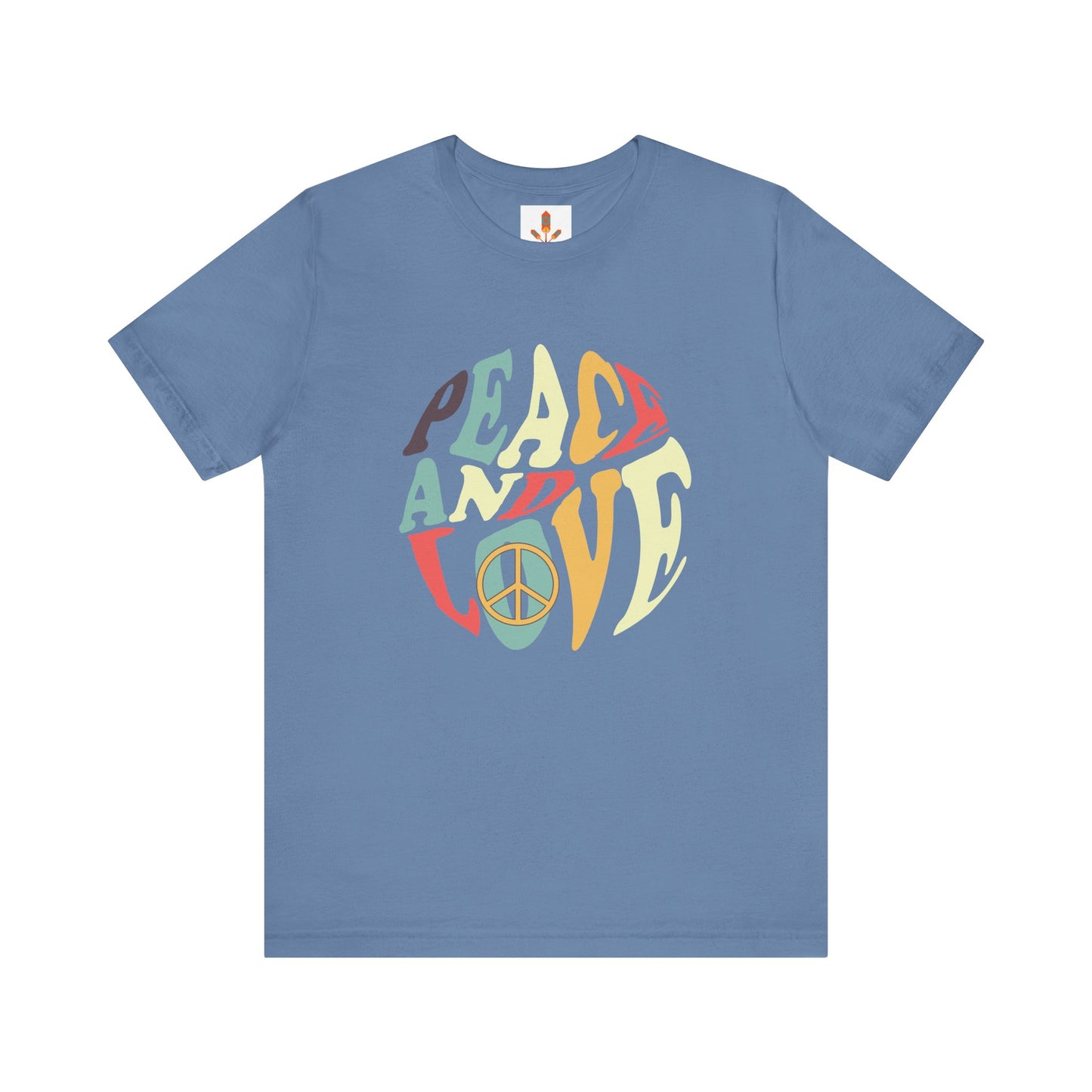 Peace and Love Design T-shirt
