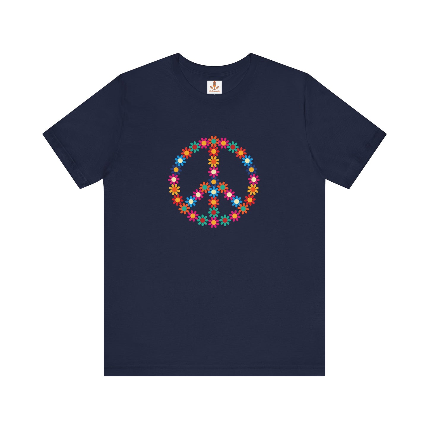 Peace Sign made of Flowers T-shirt