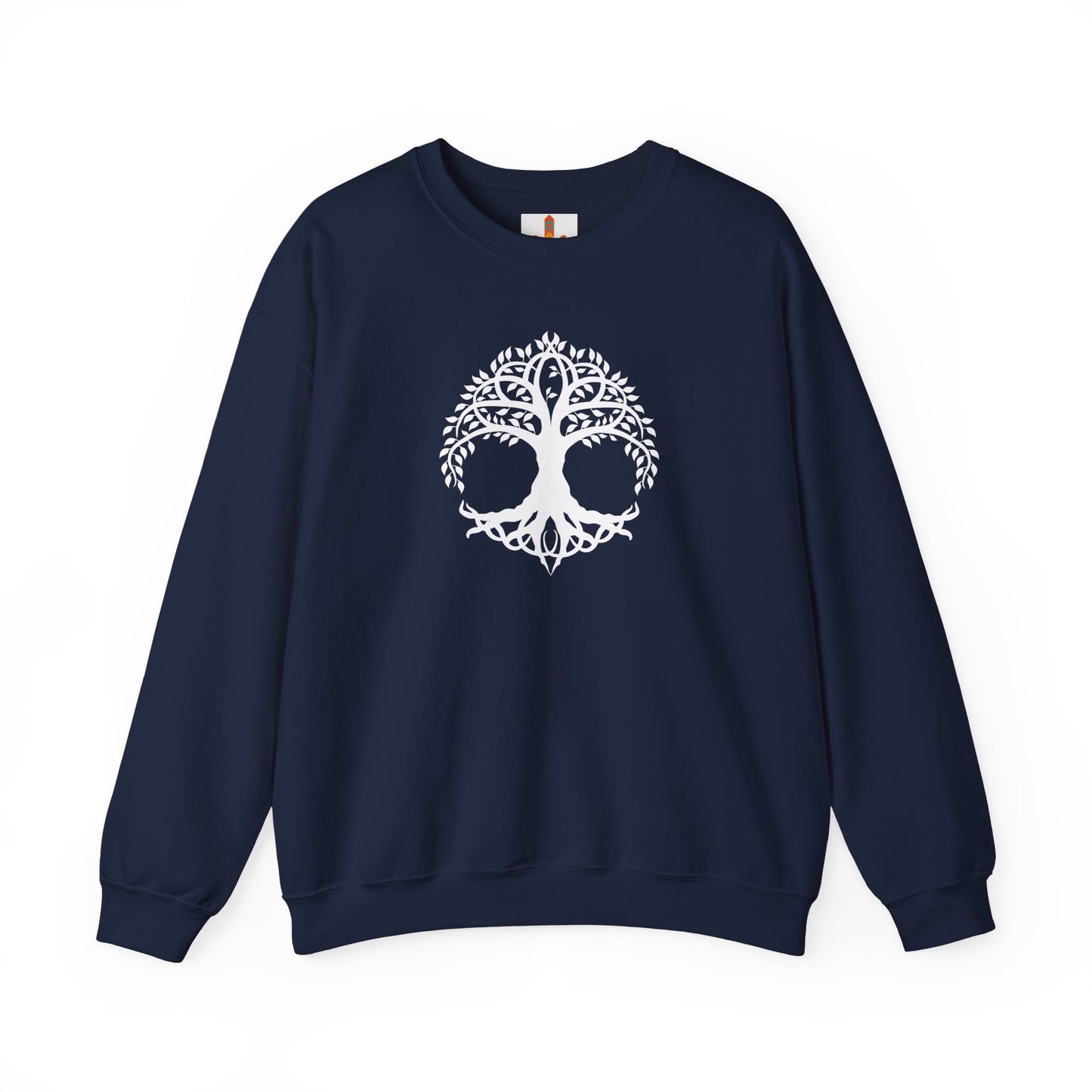 White Celtic Tree of Life Design Sweatshirt