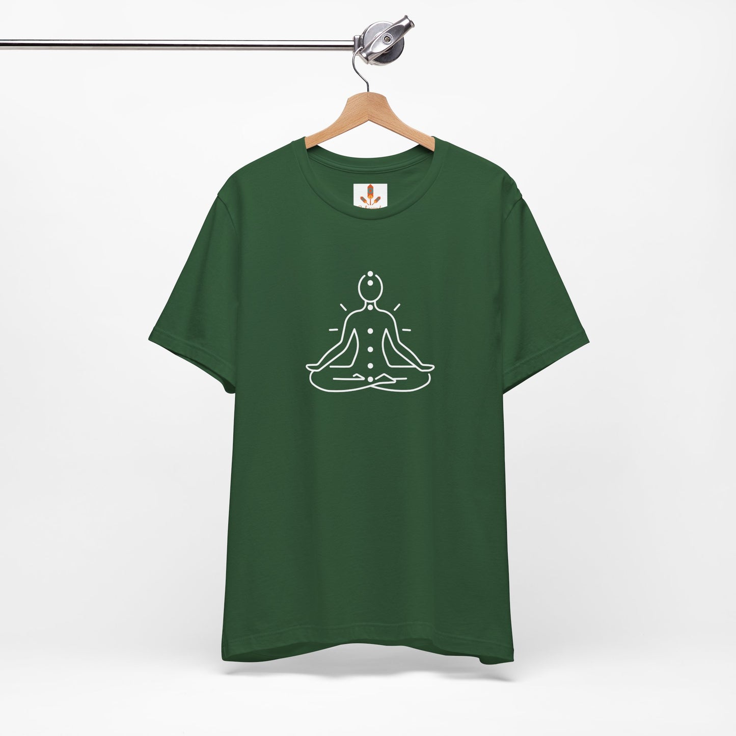White Chakra Design T-shirt