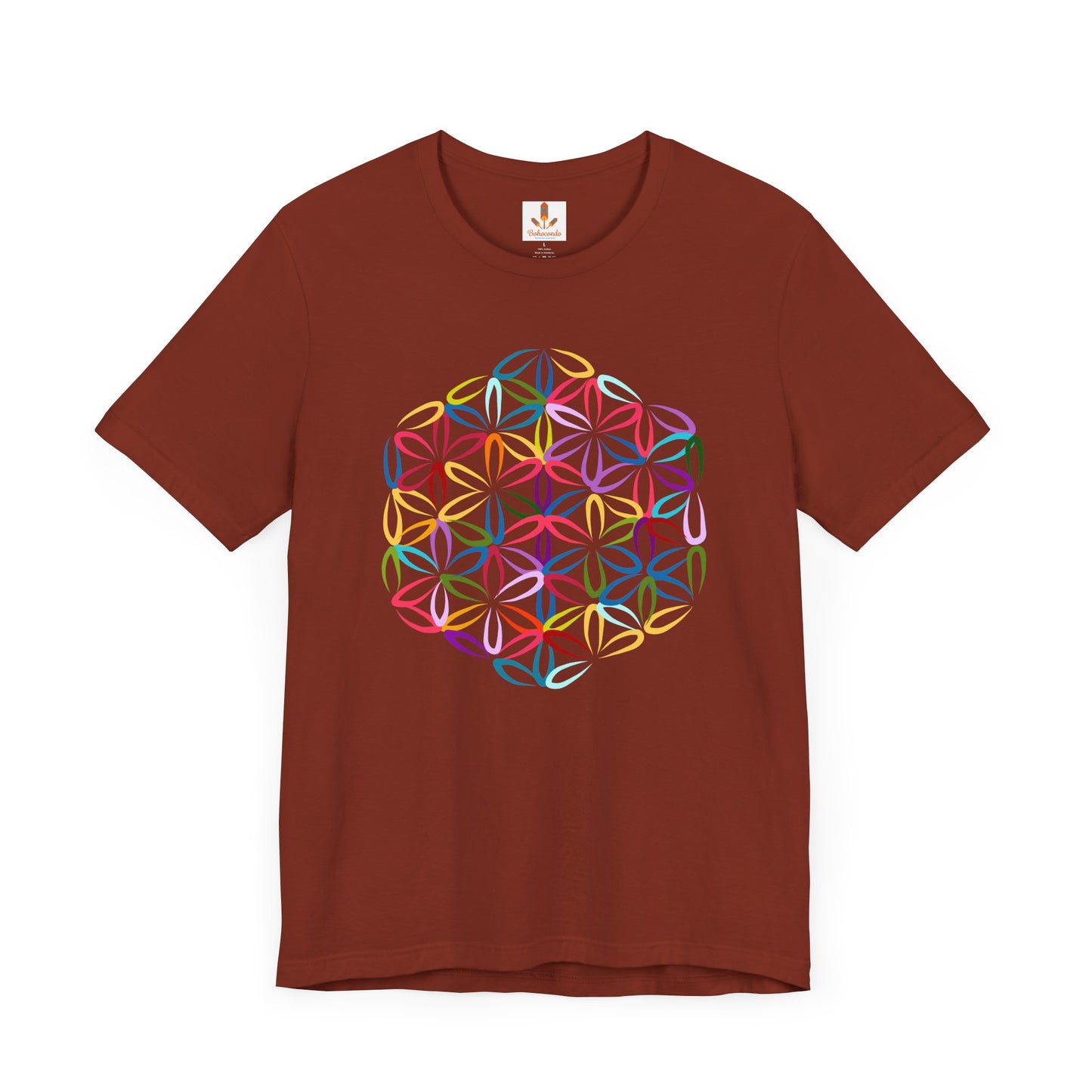 Multicolor Flower of Life T-shirt