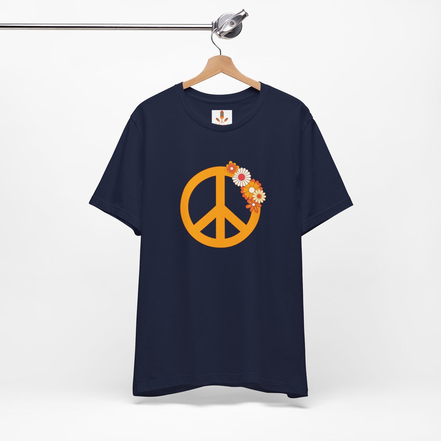 Peace Sign with Flowers T-shirt