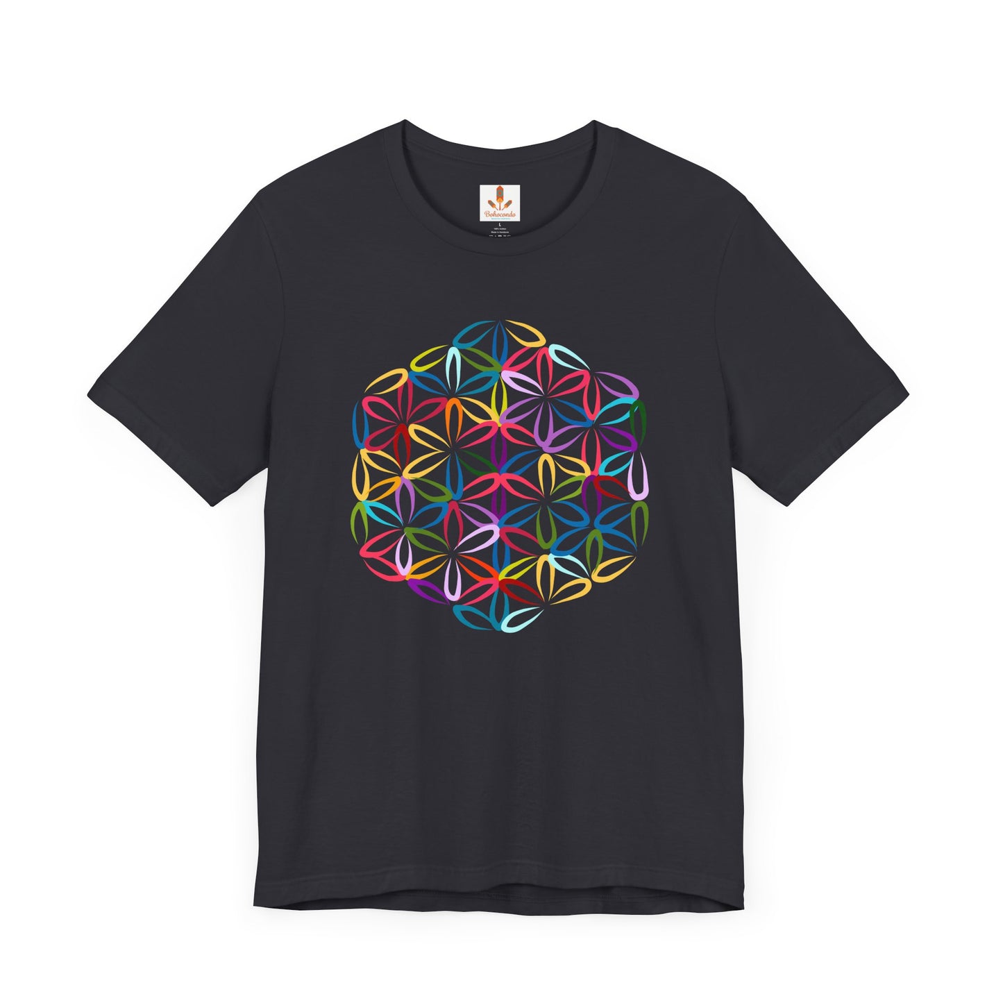 Multicolor Flower of Life T-shirt