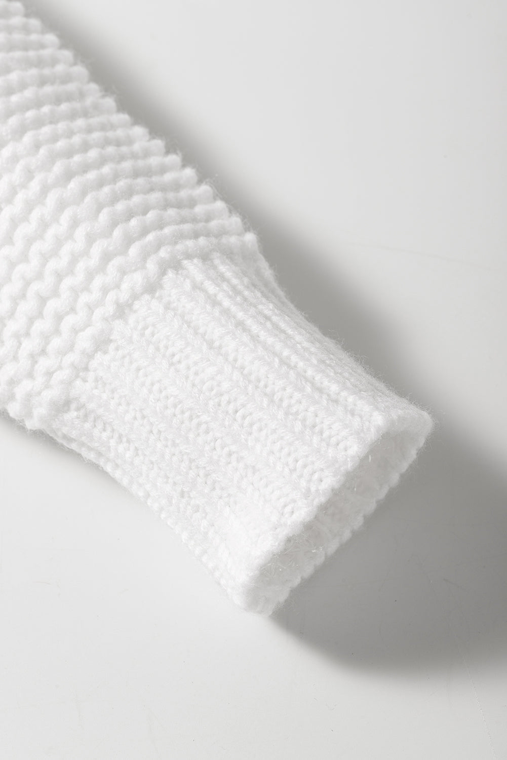 White Fringed Open Front Pocketed Long Cardigan – Effortless Boho Elegance