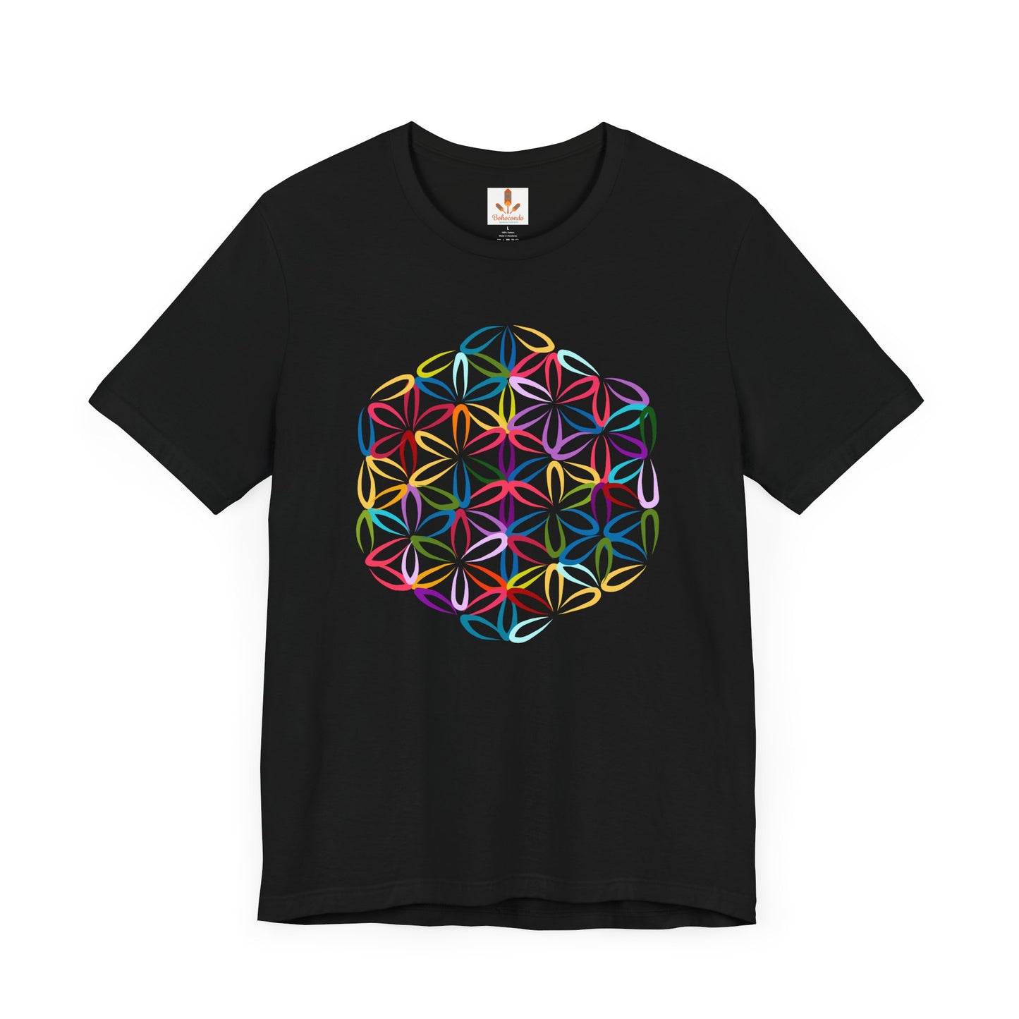 Multicolor Flower of Life T-shirt