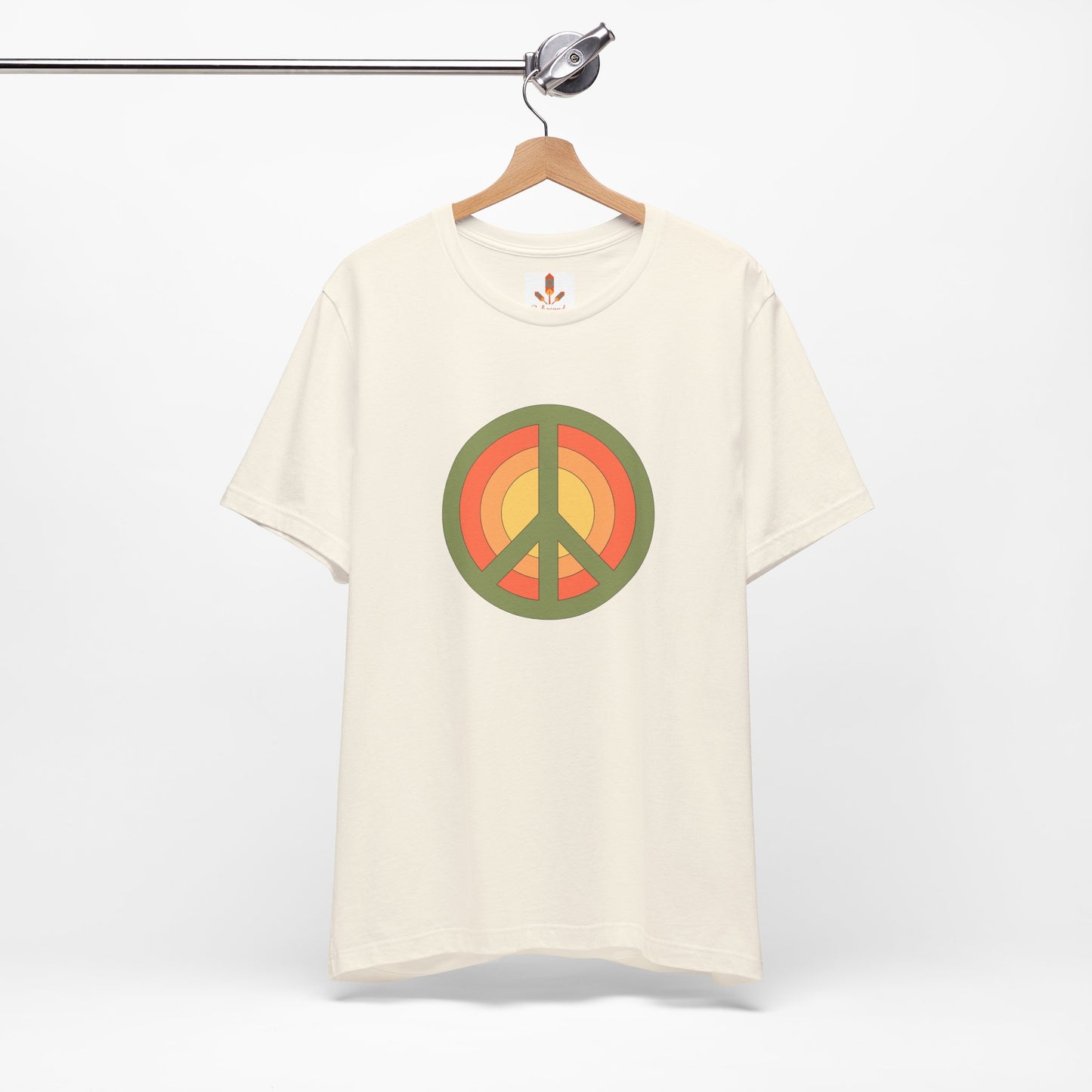 Retro Peace Sign Design T-shirt