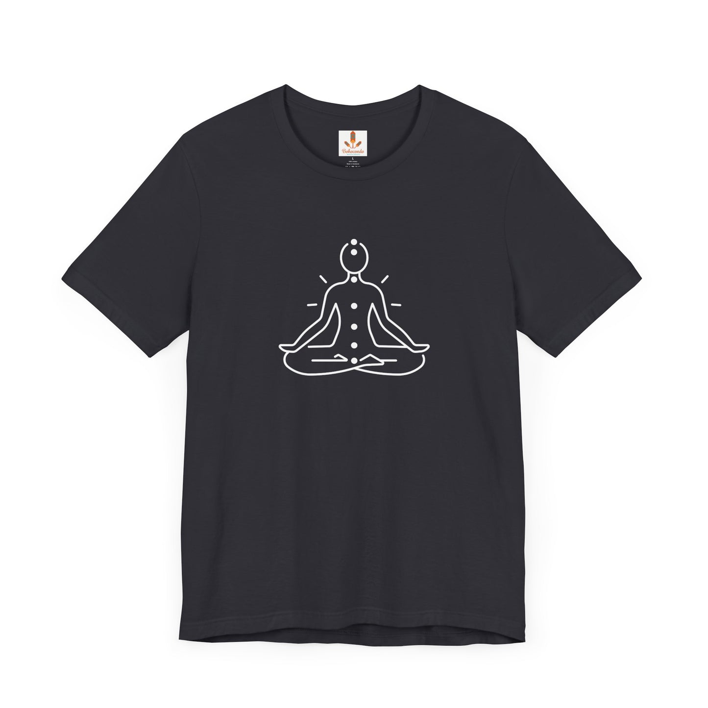 White Chakra Design T-shirt