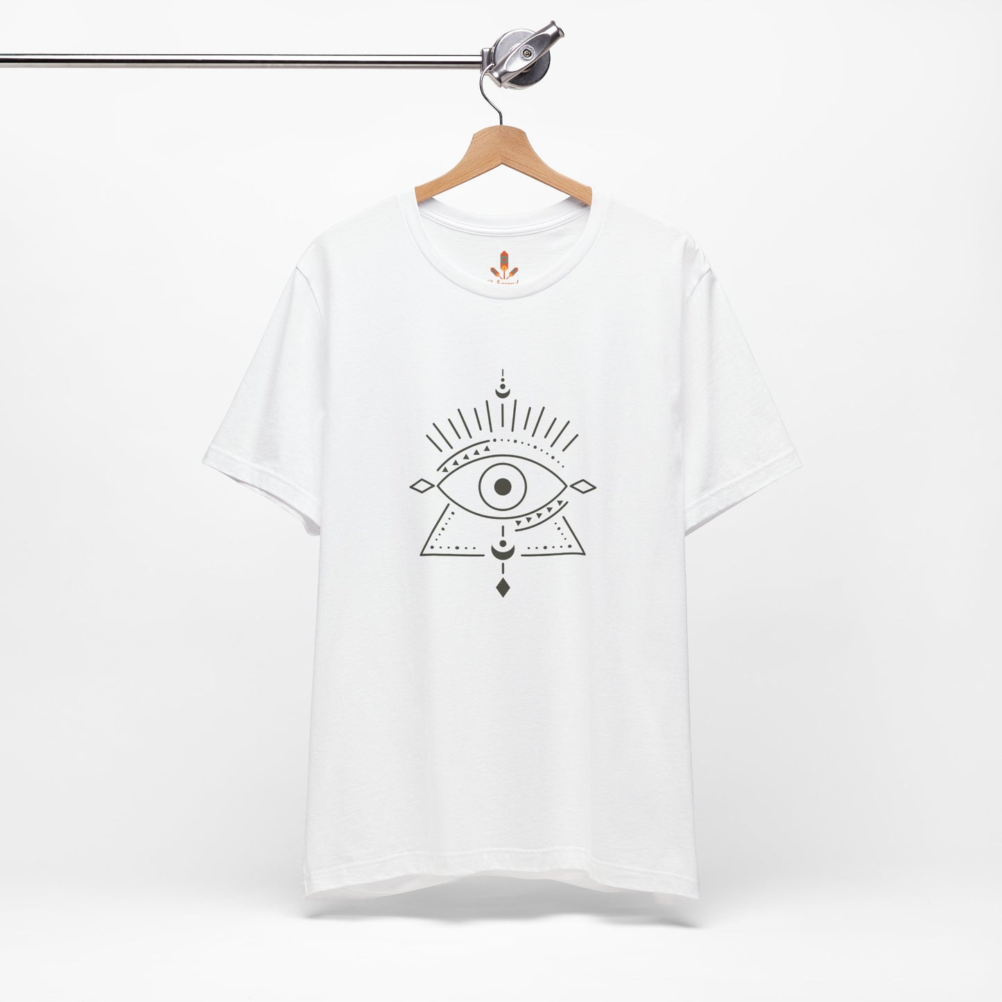 Pyramid and Evil Eye Design T-shirt