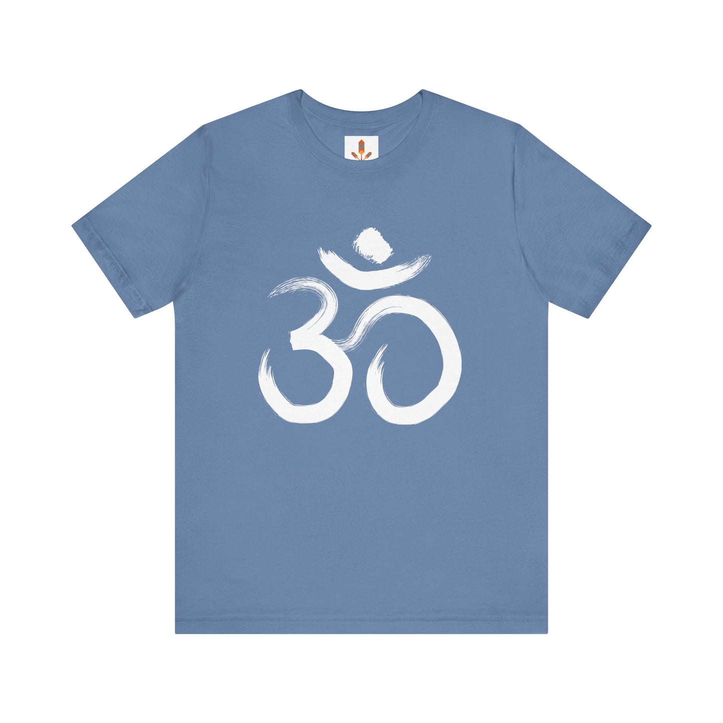 White Om Drawing T-shirt