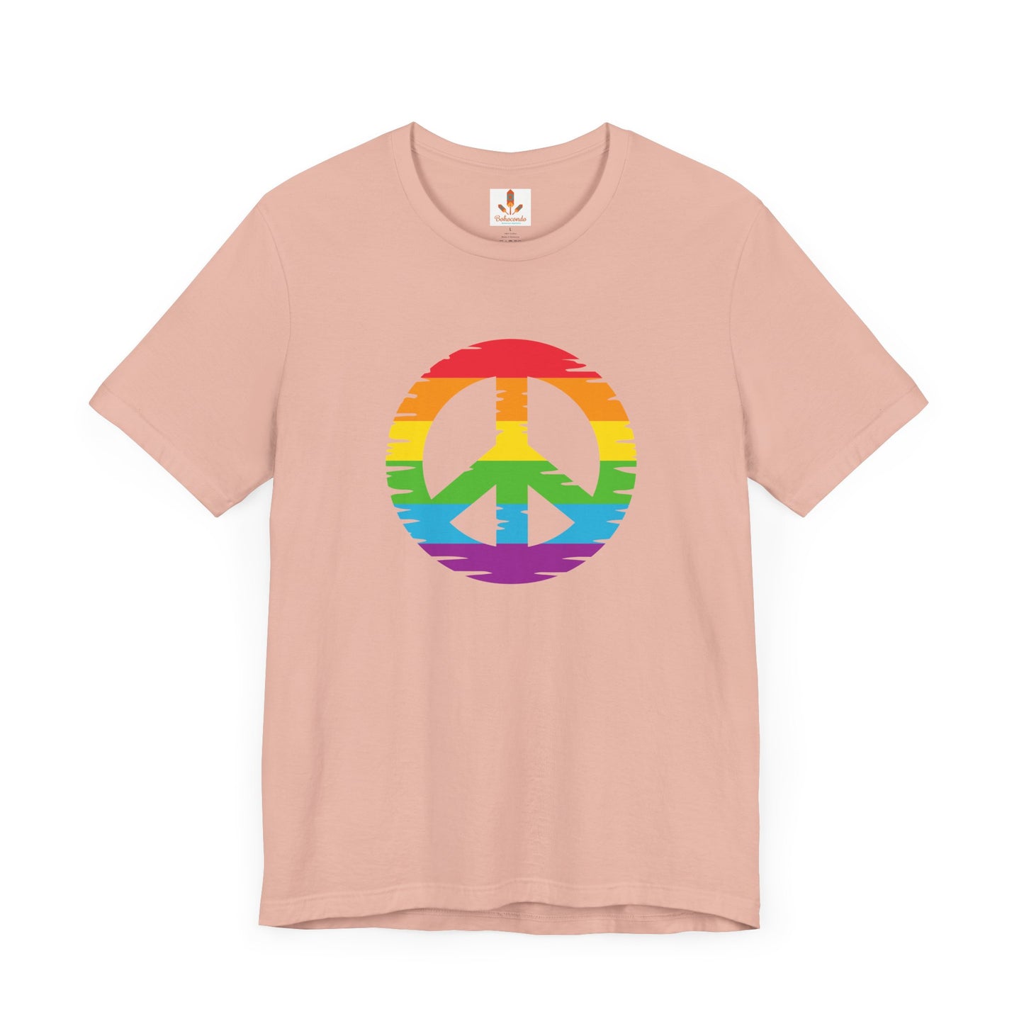Rainbow Peace Sign T-shirt