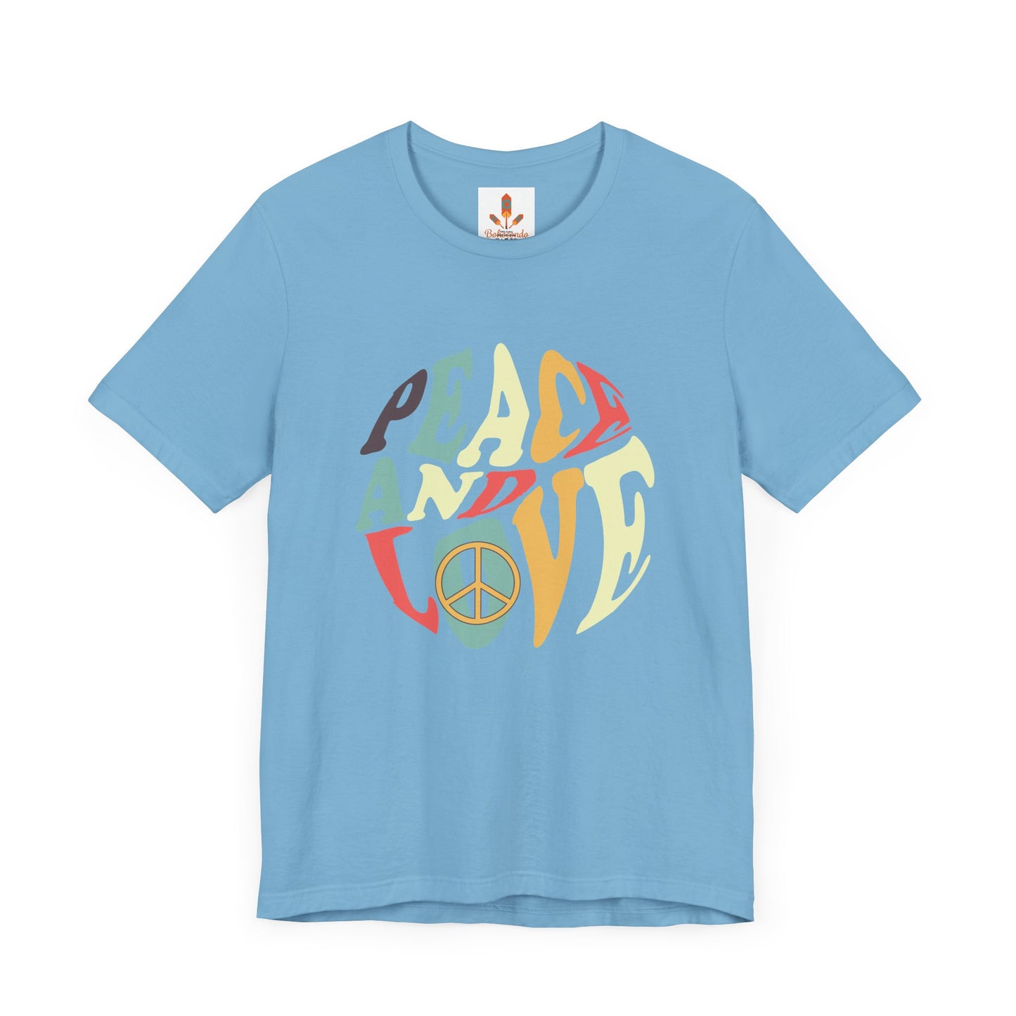 Peace and Love Design T-shirt