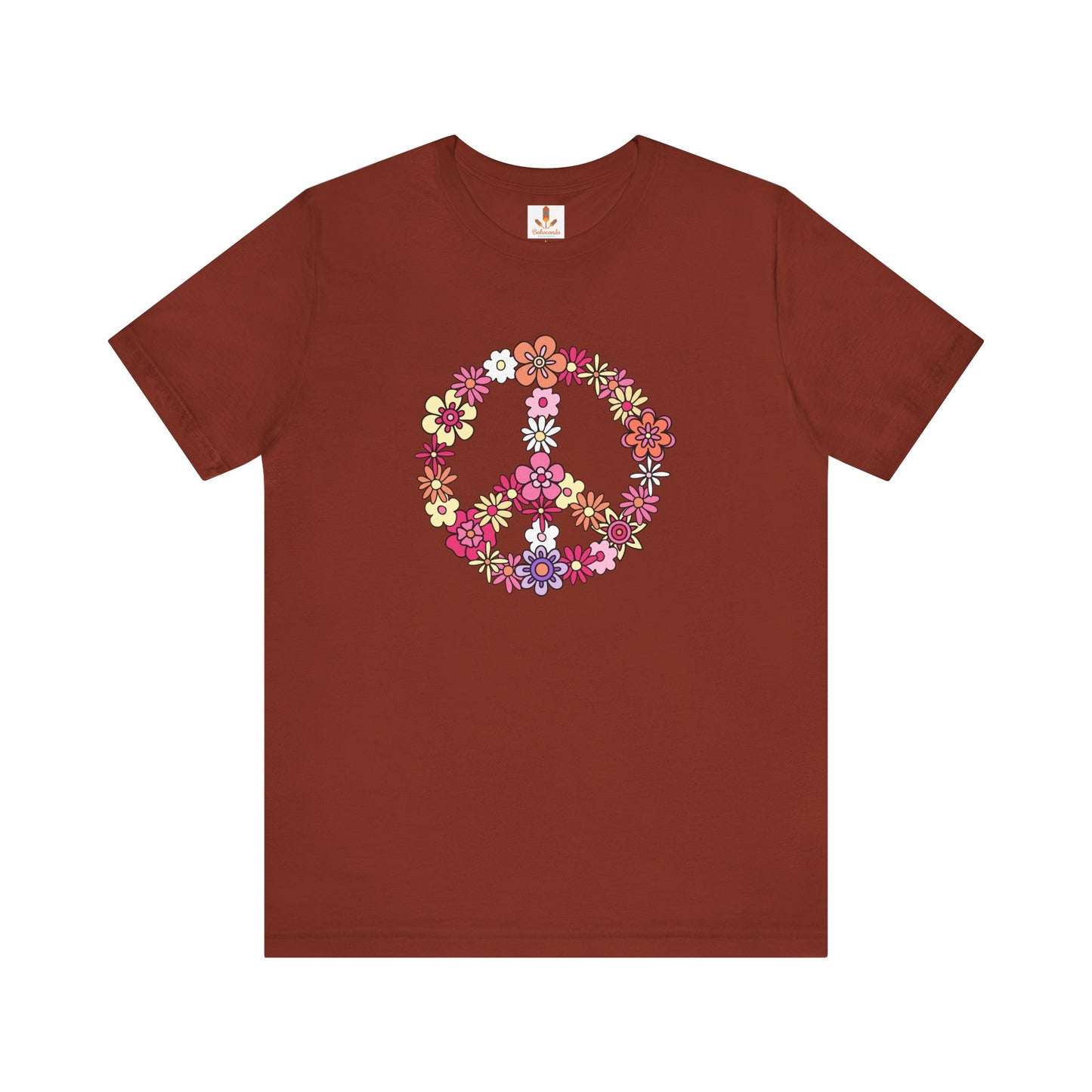 Peace Sign made from Flowers T-shirt