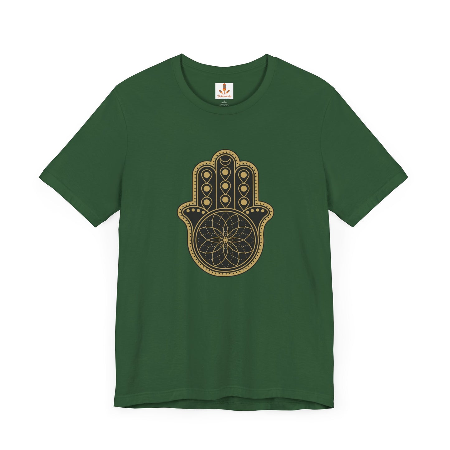 Hamsa Hand with Mandala T-shirt
